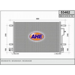 Ahe Condensatore Audi A4 Ii Benzina/Diesel 53462