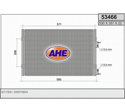 Ahe Condensatore 53466 per ripristinare il corretto funzionamento del componente
