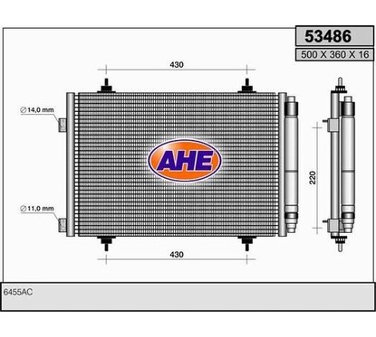 Ahe Condensatore 53486 per ripristinare il corretto funzionamento del componente
