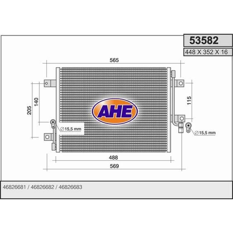 Ahe Condensatore 53582