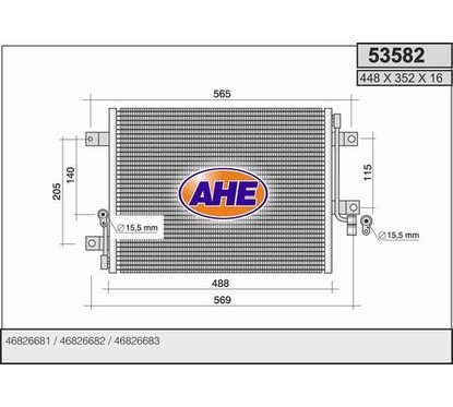 Ahe Condensatore 53582 per ripristinare il corretto funzionamento del componente