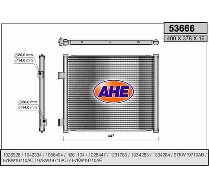 Ahe Condensatore 53666 per ripristinare il corretto funzionamento del componente