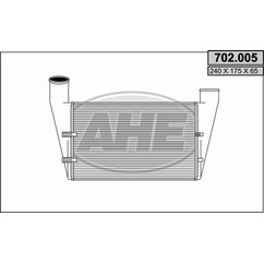 Ahe Intercooler 702.005 per ripristinare il corretto funzionamento del componente