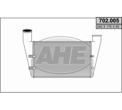 Ahe Intercooler 702.005 per ripristinare il corretto funzionamento del componente