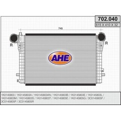 Ahe Intercooler Vw Touran 1.9Tdi 702.040 per ripristinare il corretto funzionamento del componente