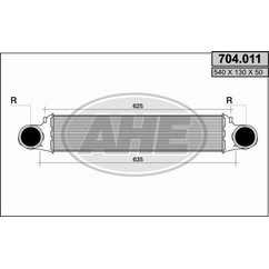 Ahe Intercooler Bmw 318-320 704.011 per ripristinare il corretto funzionamento del componente