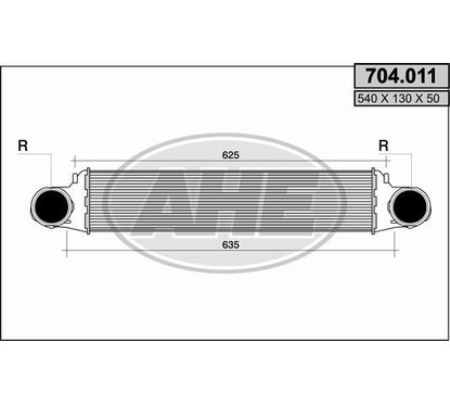 Ahe Intercooler Bmw 318-320 704.011 per ripristinare il corretto funzionamento del componente