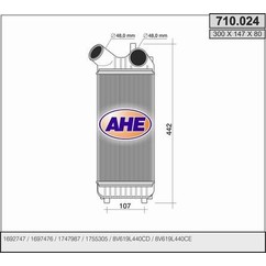 Ahe Intercooler 710.024 per ripristinare il corretto funzionamento del componente