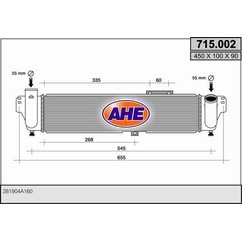 Ahe Intercooler 715.002 per ripristinare il corretto funzionamento del componente
