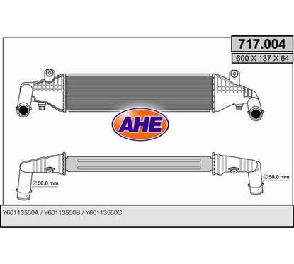 Ahe Intercooler 717.004 per ripristinare il corretto funzionamento del componente