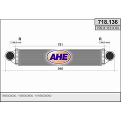 Ahe Intercooler 718.136 per ripristinare il corretto funzionamento del componente