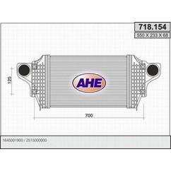 Ahe Intercooler 718.154 per ripristinare il corretto funzionamento del componente