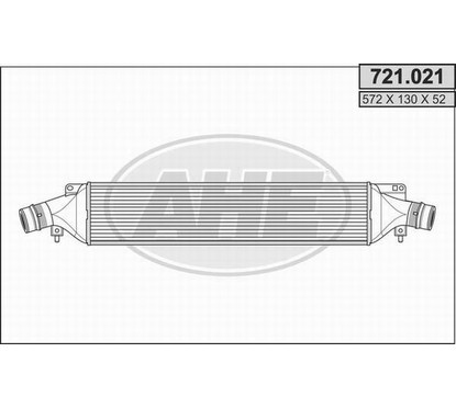 Ahe Intercooler 721.021 per ripristinare il corretto funzionamento del componente