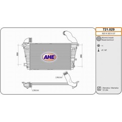 Ahe Intercooler 721.029 per ripristinare il corretto funzionamento del componente