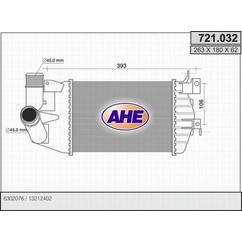 Ahe Intercooler 721.032 per ripristinare il corretto funzionamento del componente