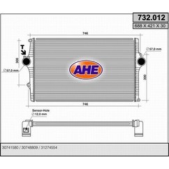 Ahe Intercooler 732.012 per ripristinare il corretto funzionamento del componente