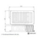 BLUE PRINT Filtro aria ADN12291