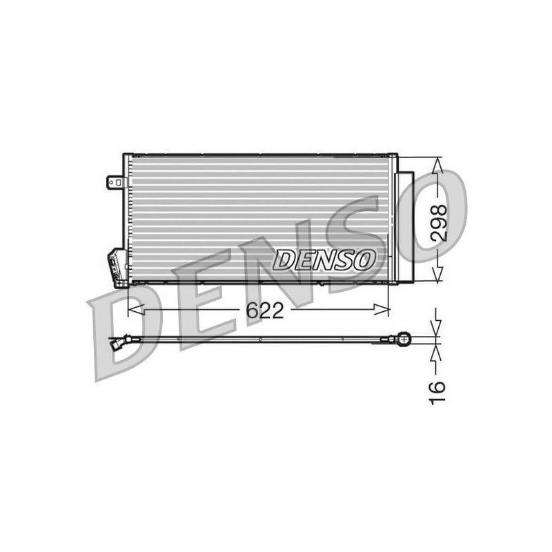 Denso Condensatore Fi Doblo' 2009 Dcn09018