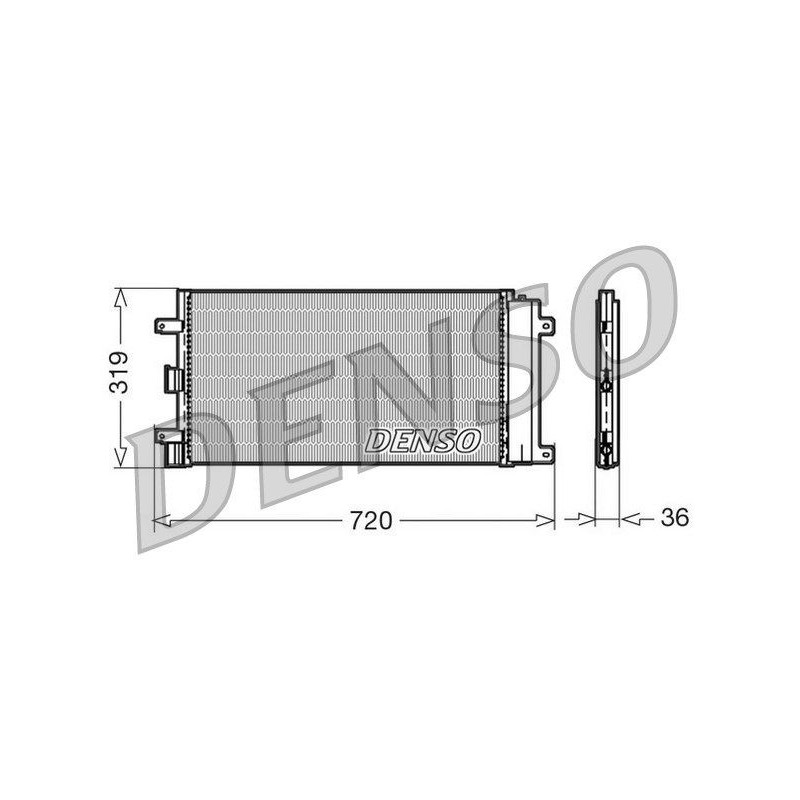 Denso Condensatore Fi Doblo' Bipower 1.4/1.6 Bz Dcn09042