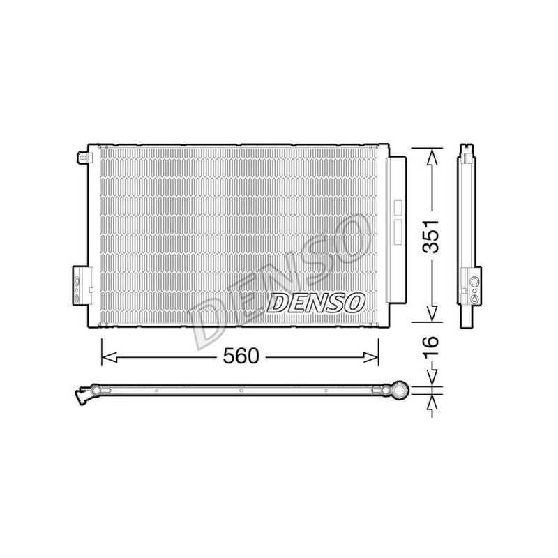 Denso Condensatore Fi 500L 1.4 Dcn09043