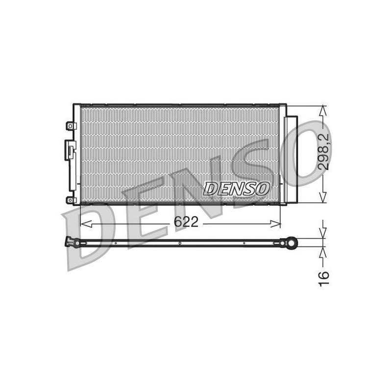 Denso Condensatore Fi 500 1.4 Abarth 135Cv Dcn09046