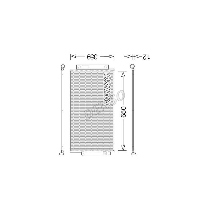 Denso Condensatore Denso Dcn09047