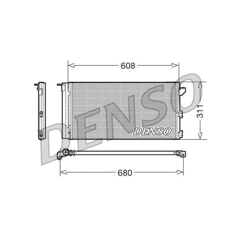 Denso Condensatore Denso Fi Panda 09-2003 Dcn09105