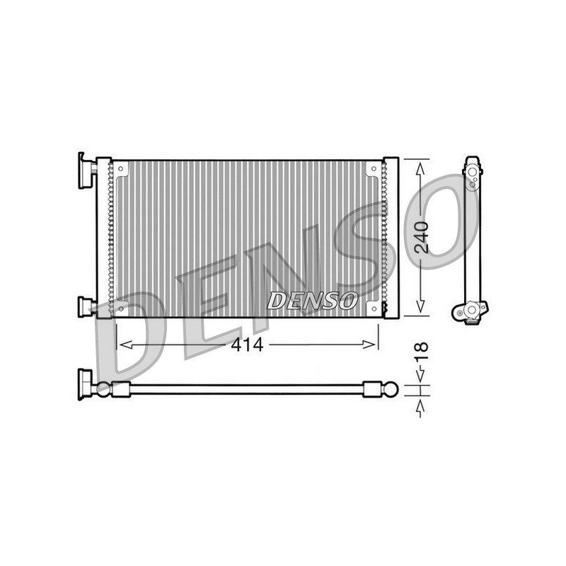 Denso Condensatore Fi Seicento Dcn09120