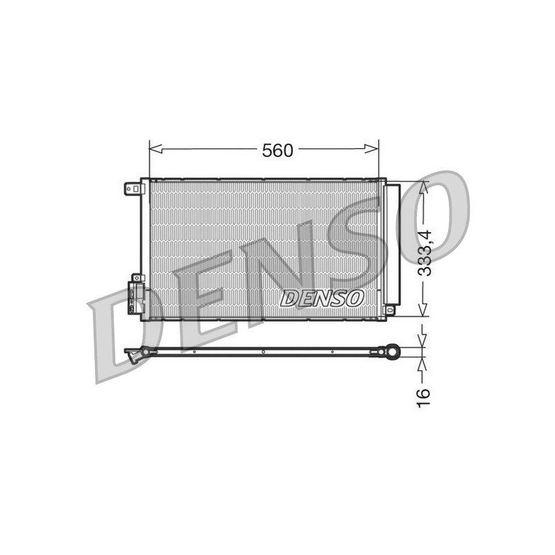 Denso Condensatore Ar Mito 1.4 Junior 78Cv / Fi Doblo' 2 Dcn13109