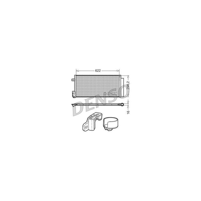 Denso Condensatore Denso Ar Mito / La Delta Dcn13110