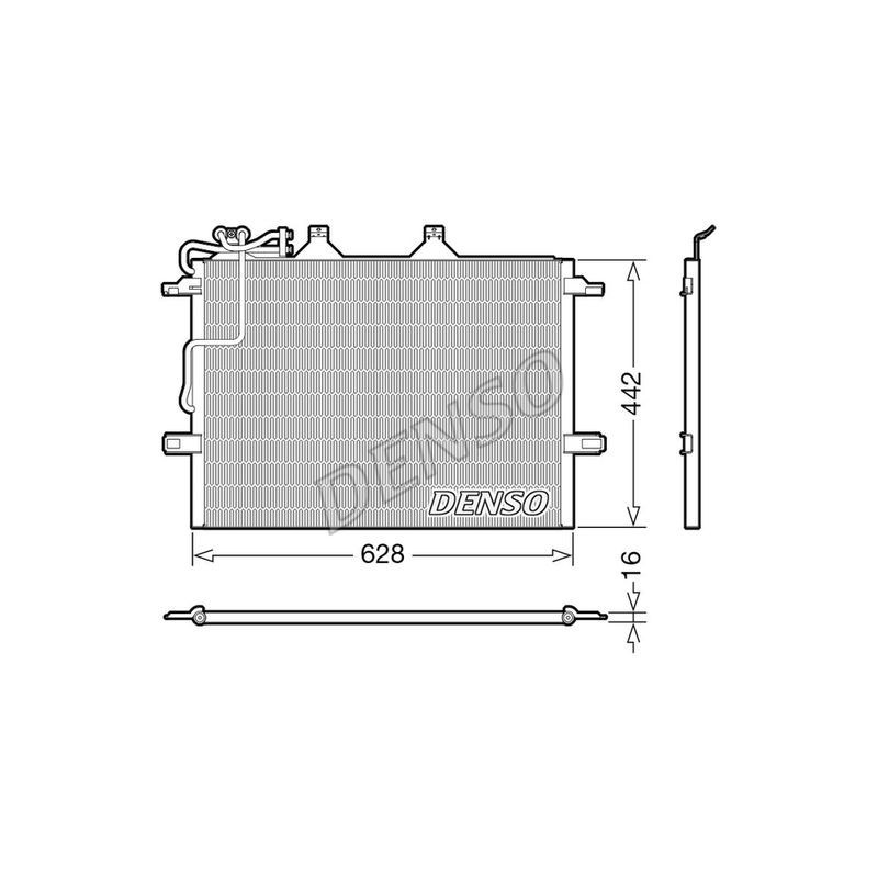 Denso Condensatore Me W211 Classe E 05/2002- (Ex 817583 Dcn17018