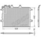 Denso Condensatore Me W211 Classe E 05/2002- (Ex 817583 Dcn17018