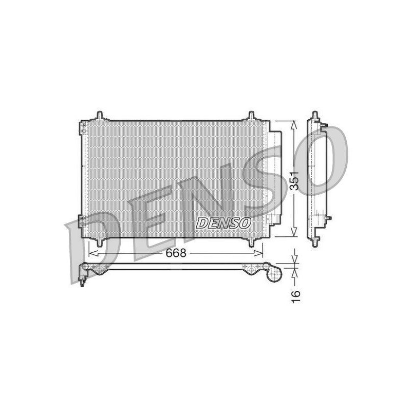 Denso Condensatore Pe 807 Dcn21017