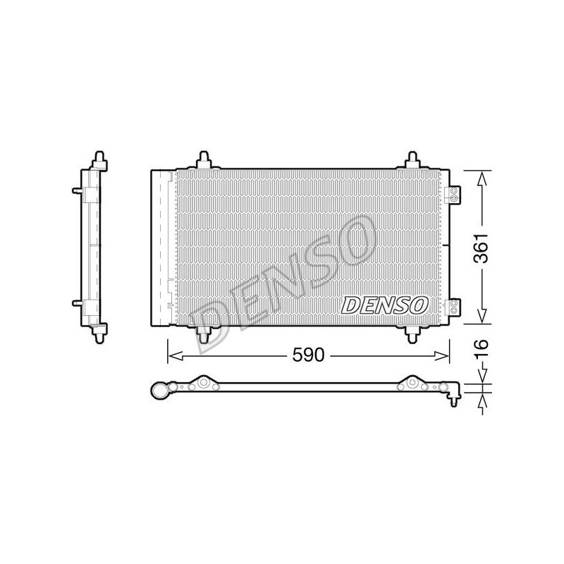 Denso Condensatore Pe Expert / Fi Scudo / Ci Jumpy Dcn21018