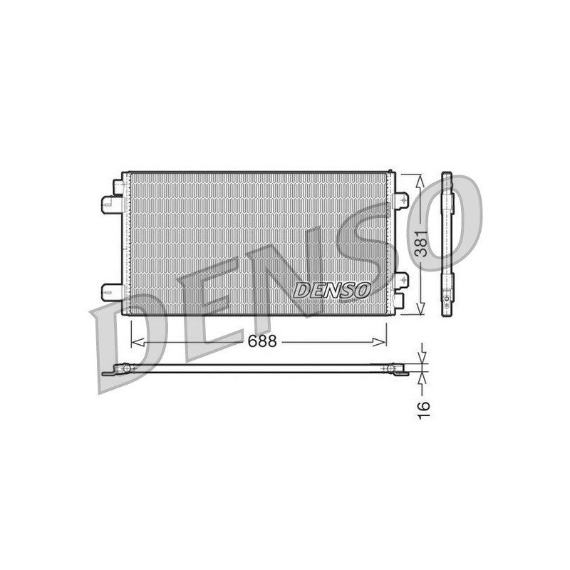 Denso Condensatore Re Master / Ni Interstar Dcn23024