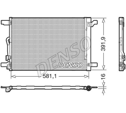 Denso Condensatore Vw Golf Vii / Skoda Octavia / Seat L Dcn32024