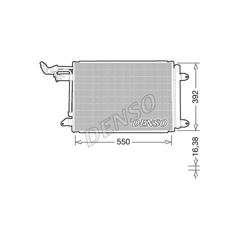 Denso Condensatore Vw Golf A5 Dcn32032
