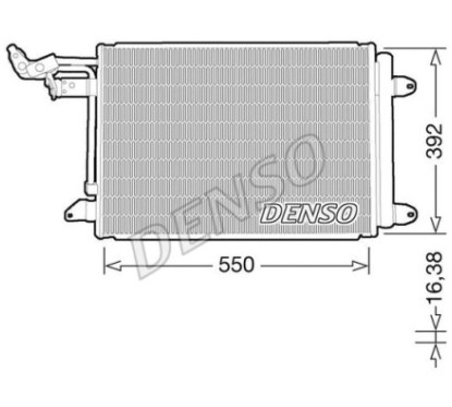 Denso Condensatore Vw Golf A5 Dcn32032