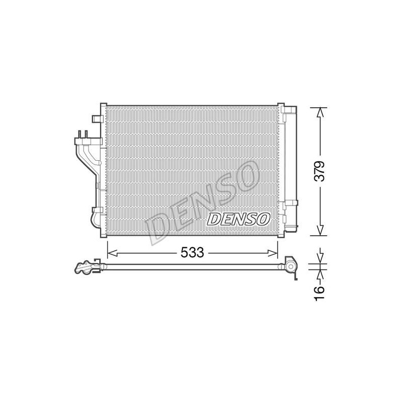 Denso Condensatore Hy Ix35 Dcn41004
