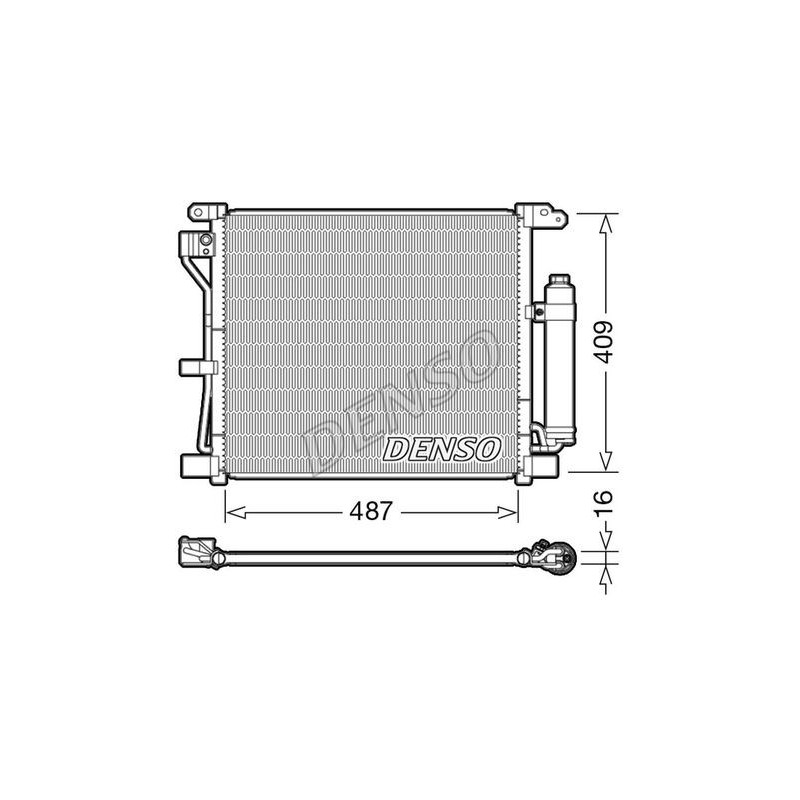 Denso Condensatore Ni Juke 1.5 Tdi Dcn46019