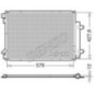 DENSO Condensatore, Climatizzatore DCN47008
