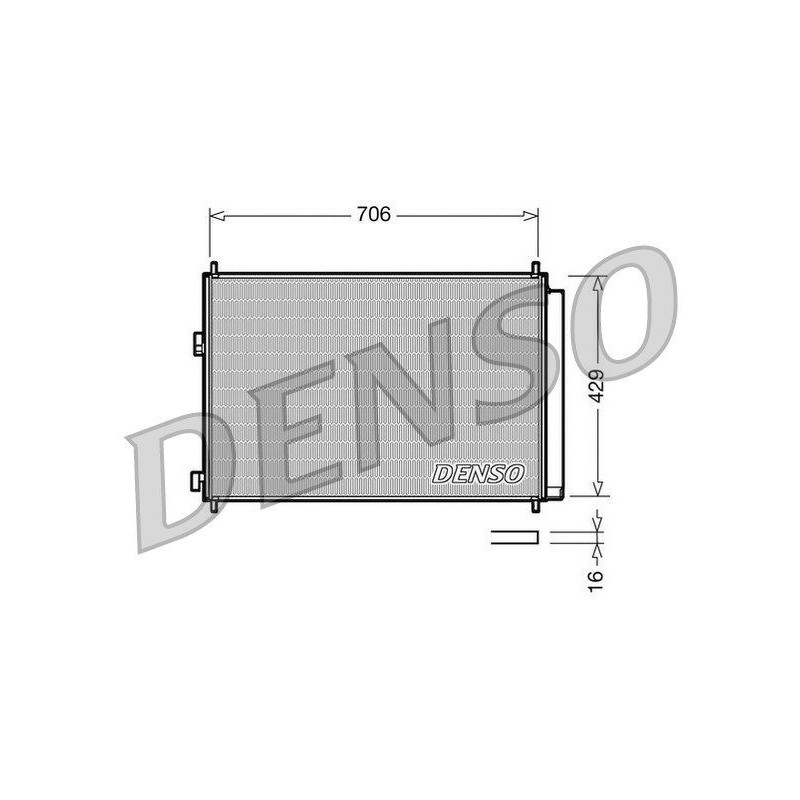 Denso Condensatore To Rav 4 Iii Dcn50030