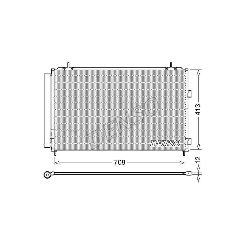 Denso Condensatore To Rav4 Dcn50052