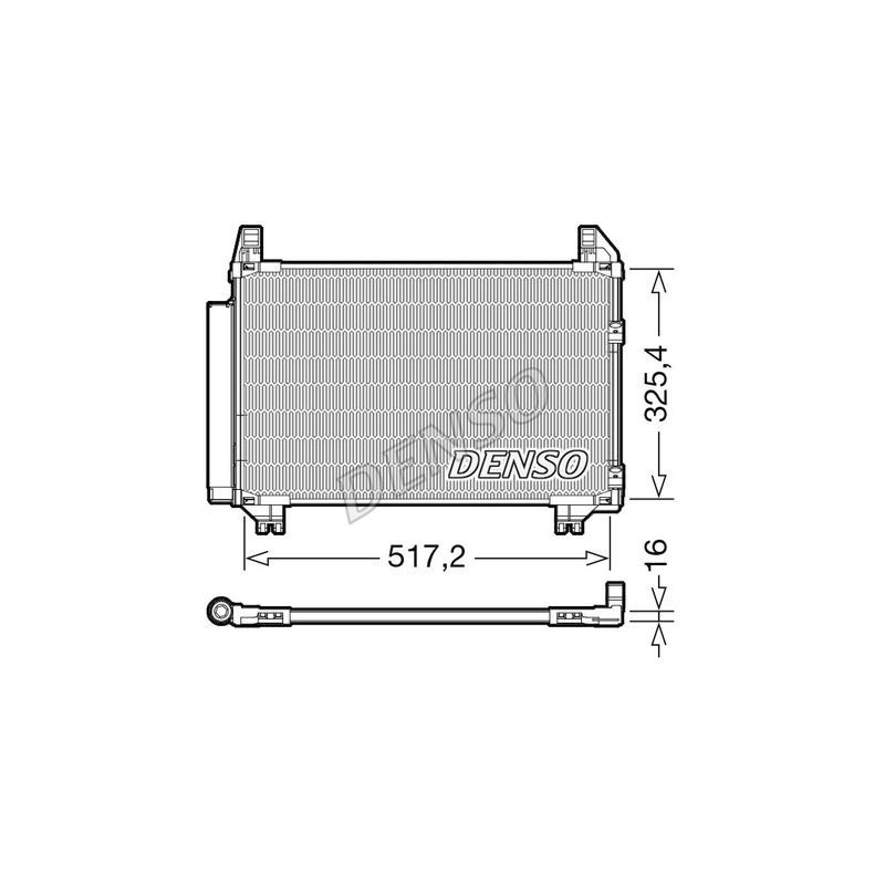 DENSO Condensatore, Climatizzatore DCN50101