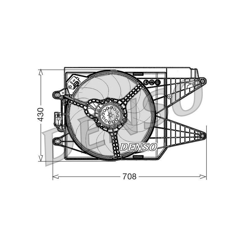 Denso Elettrovent. Fi 500 1.4 Abarth 135Cv (312) Der09049