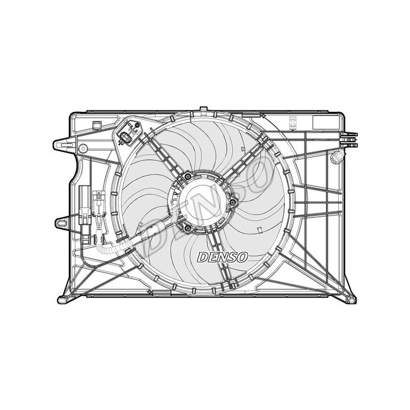 Denso Elettroventola Motore Fi 500 X Der09074