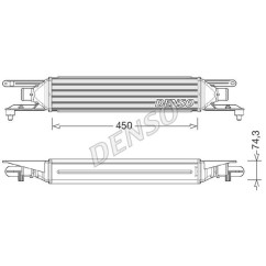 DENSO Intercooler DIT01007