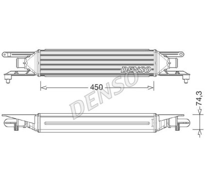 DENSO Intercooler DIT01007
