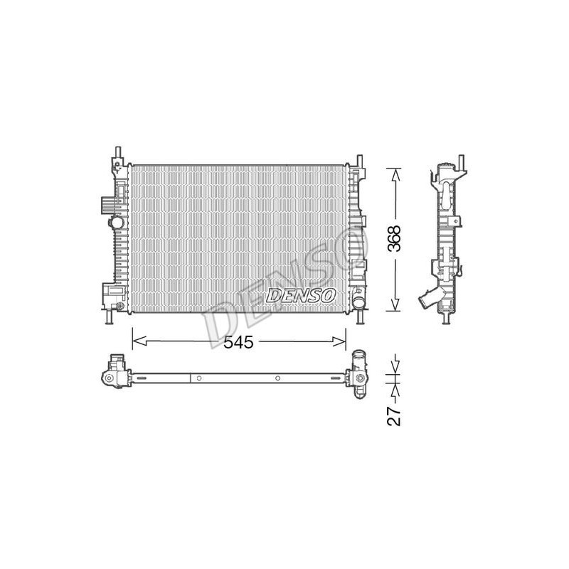 Denso Radiatore Fo C-Max Drm10009