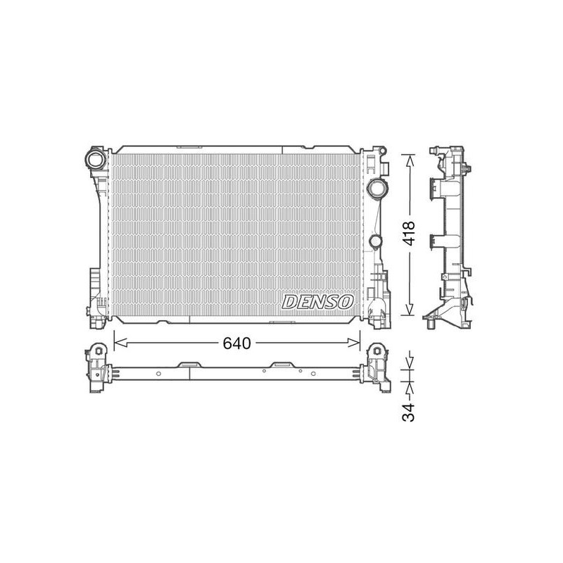 Denso Radiatore Me C180 Drm17049